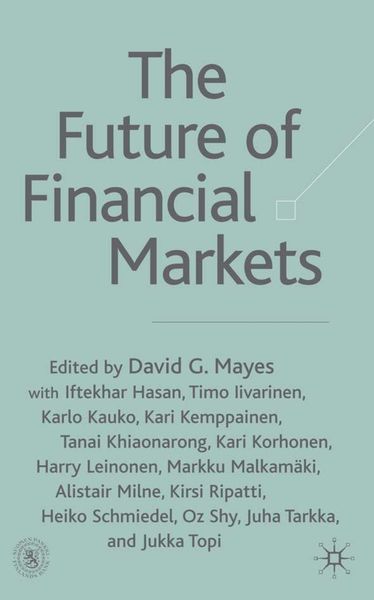 Produktbild: The Future of Financial Markets