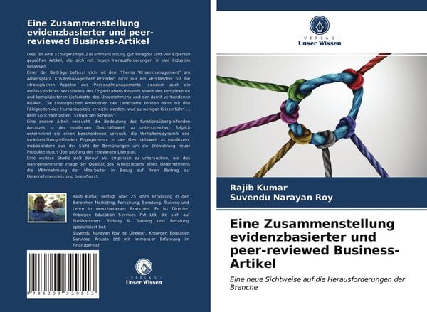 Produktbild: Eine Zusammenstellung evidenzbasierter und peer-reviewed Business-Artikel
