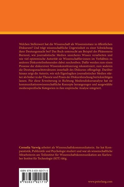 Produktbild: Die Deutungsmacht der Wissenschaft in den Medien