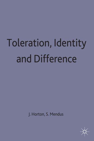 Produktbild: Toleration, Identity and Difference