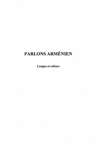 Produktbild: Parlons armenien