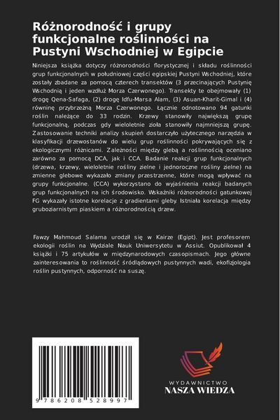 Produktbild: R&oacute;&iquest;norodno&iquest;&iquest; i grupy funkcjonalne ro&iquest;linno&iquest;ci na Pustyni Wschodniej w Egipcie