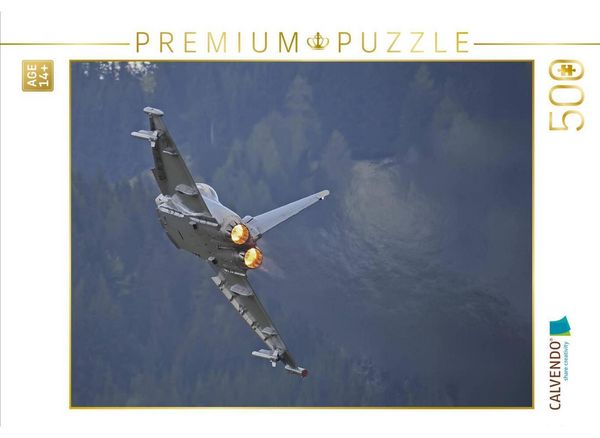 CALVENDO Puzzle EF-2000 Typhoon, Eurofighter | 500 Teile Lege-Größe 48 × 36 cm Foto-Puzzle für Erwachsene