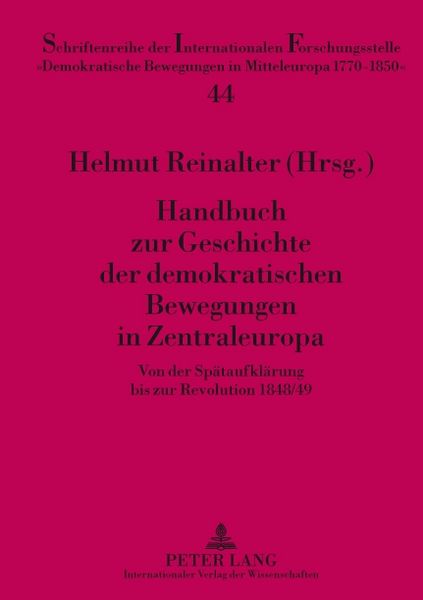 Produktbild: Handbuch zur Geschichte der demokratischen Bewegungen in Zentraleuropa