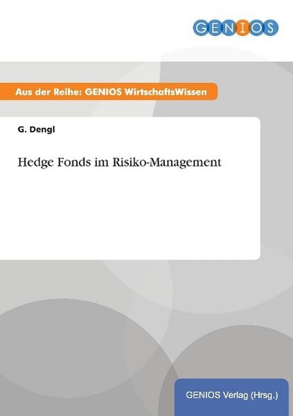 Produktbild: Hedge Fonds im Risiko-Management