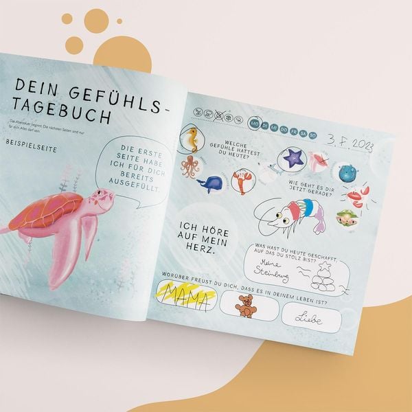 Mein erstes Tagebuch - Lou im Meer voller kunterbunter Gefühle