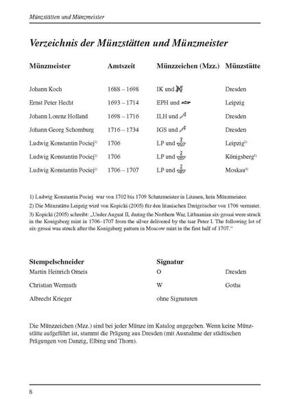 Produktbild: Die M&uuml;nzen Augusts des Starken