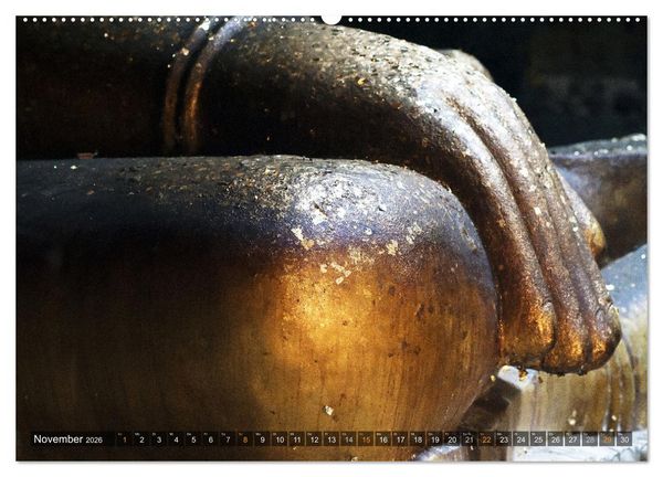 Produktbild: Buddhas tief im Fels (Wandkalender 2026 DIN A2 quer), CALVENDO Monatskalender