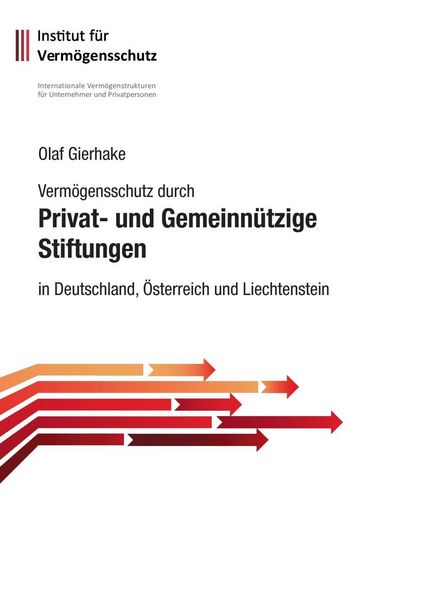 Produktbild: Verm&ouml;gensschutz durch privat- und gemeinn&uuml;tzige Stiftungen