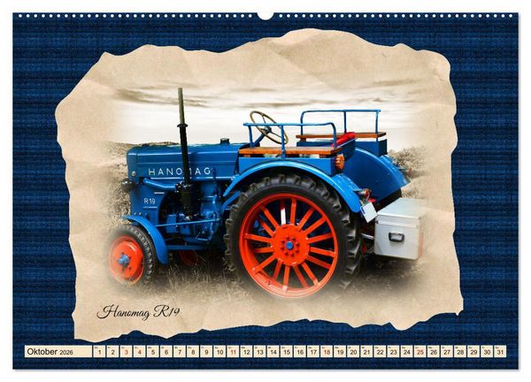 Produktbild: Hanomag Schlepper (Wandkalender 2026 DIN A2 quer), CALVENDO Monatskalender