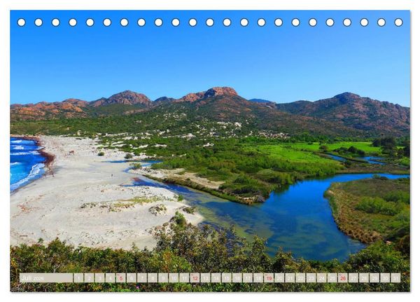 Produktbild: Korsika - Wandern zu den Naturwundern (Tischkalender 2026 DIN A5 quer), CALVENDO Monatskalender