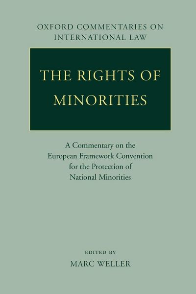 Produktbild: The Rights of Minorities in Europe