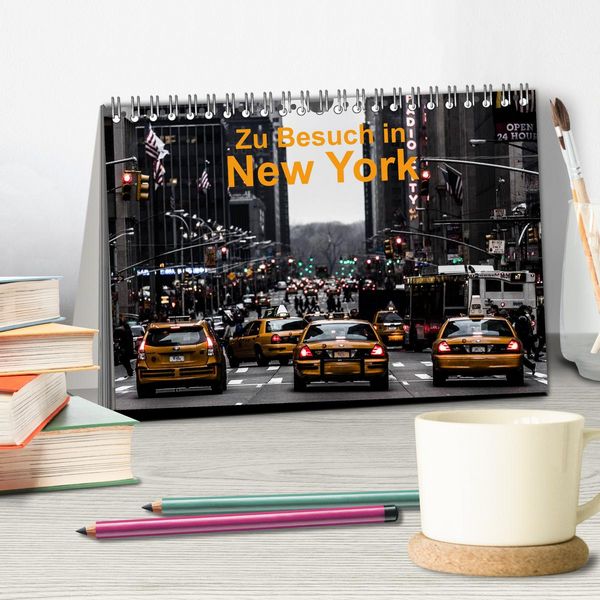 Produktbild: Zu Besuch in New York (Tischkalender 2026 DIN A5 quer), CALVENDO Monatskalender