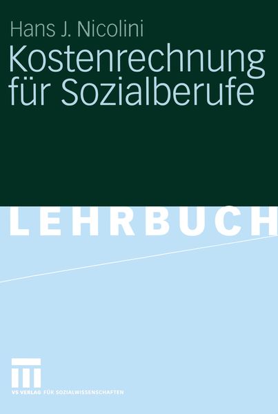 Produktbild: Kostenrechnung f&uuml;r Sozialberufe