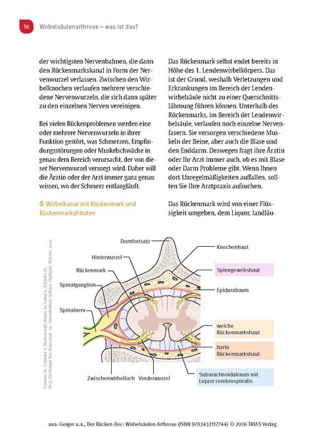Produktbild: Der R&uuml;cken-Doc: Wirbels&auml;ulen-Arthrose