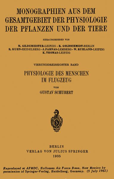 Produktbild: Physiologie des Menschen im Flugzeug