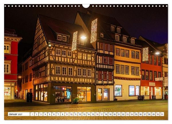 Produktbild: Mein Erfurt - Hier bin ch zu Hause (Wandkalender 2027 DIN A3 quer), CALVENDO Monatskalender