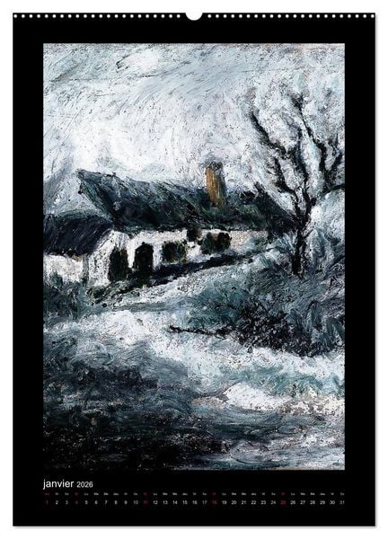 Produktbild: Les Paysages de Topaze (Calendrier mural 2026 DIN A2 horizontal) calendrier de bureau