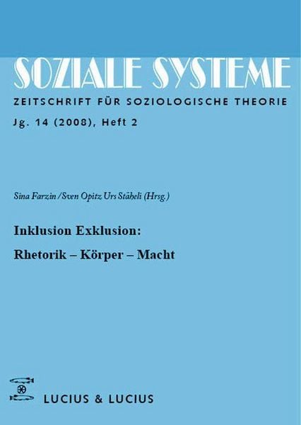 Produktbild: Inklusion /Exklusion: Rhetorik, K&ouml;rper, Macht