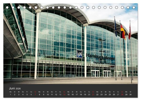 Produktbild: Hamburger Stadtansichten (Tischkalender 2026 DIN A5 quer), CALVENDO Monatskalender