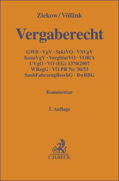 Produktbild: Vergaberecht