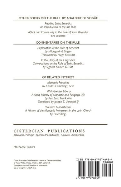 Produktbild: Rule of Saint Benedict, Volume 54