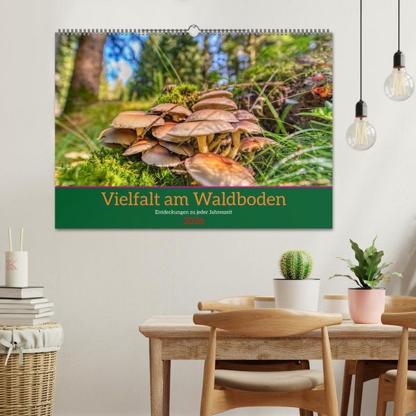 Produktbild: Vielfalt am Waldboden (Wandkalender 2026 DIN A2 quer), CALVENDO Monatskalender