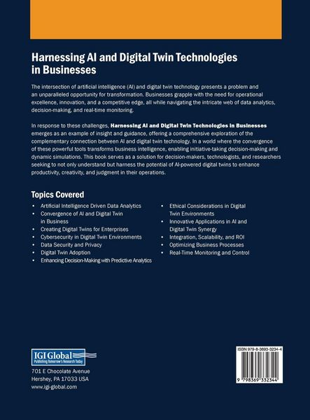 Produktbild: Harnessing AI and Digital Twin Technologies in Businesses
