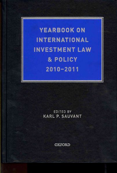 Produktbild: Yearbook on International Investment Law & Policy 2010-2011