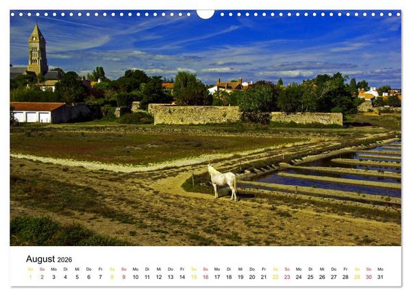 Produktbild: Vend&eacute;e Aus dem Meer steigender Himmel Frankreichs (Wandkalender 2026 DIN A3 quer), CALVENDO Monatskalender