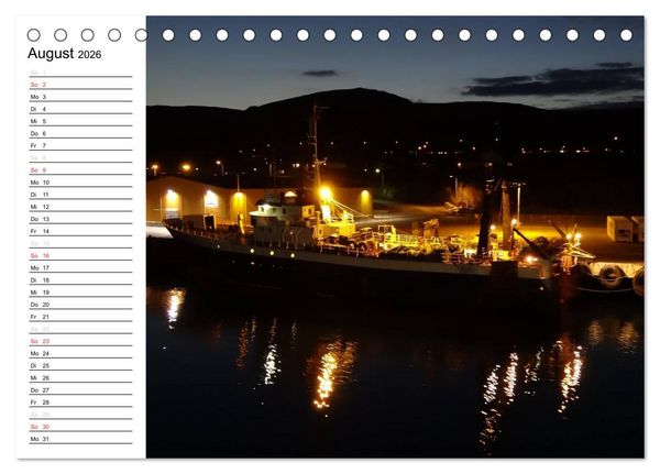 Produktbild: Impressionen von Norwegen entlang der Hurtigruten (Tischkalender 2026 DIN A5 quer), CALVENDO Monatskalender