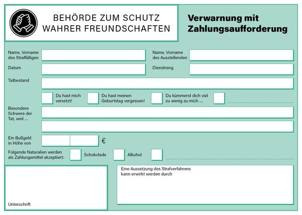 Produktbild: Denkzettel &ndash; das Kn&ouml;llchen f&uuml;r deine Freunde