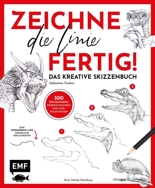 Zeichne die Linie fertig!, Taschenbuch von Sebastian Fonken, Edition Michael Fischer / EMF Verlag