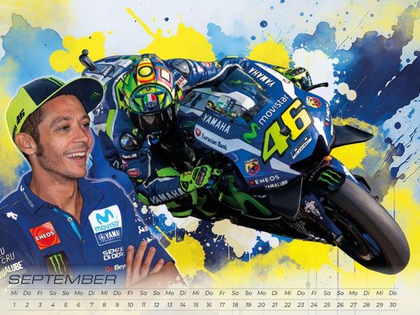 Produktbild: Rossi - eine Legende Artwork Edition Kalender 2027