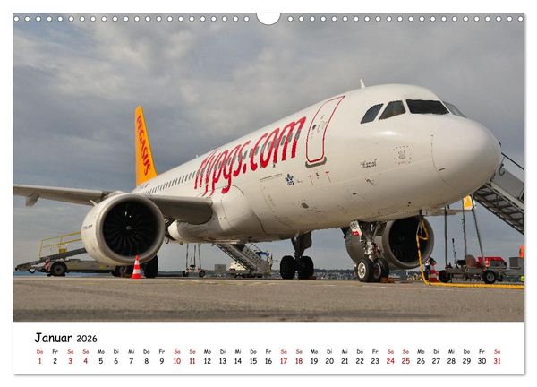 Produktbild: Ein Jahr in der Welt der Luftfahrt (Wandkalender 2026 DIN A3 quer), CALVENDO Monatskalender