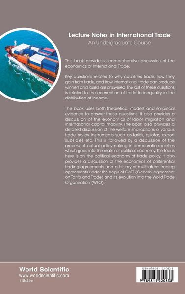 Produktbild: LECTURE NOTES IN INTERNATIONAL TRADE