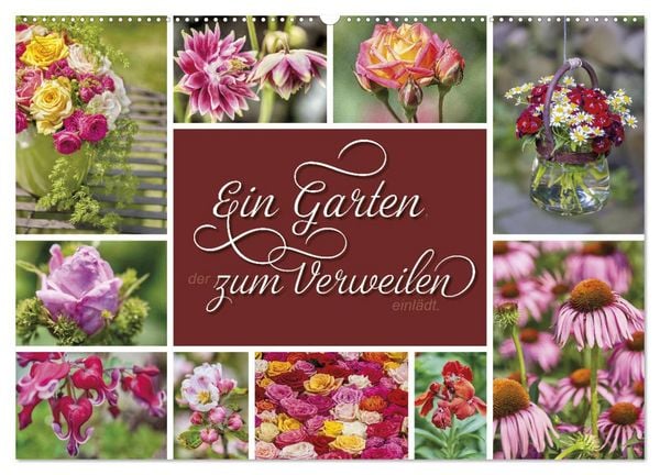 Produktbild: Ein Garten, der zum Verweilen einl&auml;dt (Wandkalender 2026 DIN A2 quer), CALVENDO Monatskalender