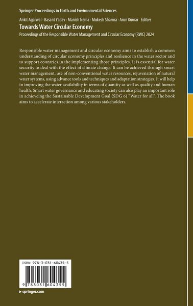 Produktbild: Towards Water Circular Economy