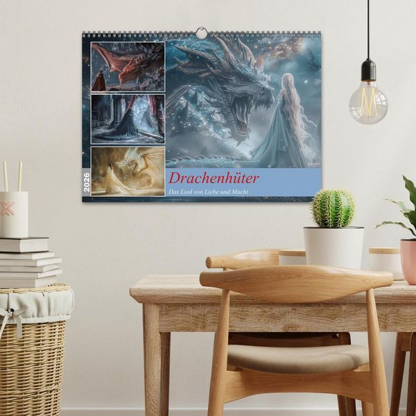 Produktbild: Drachenh&uuml;ter (Wandkalender 2026 DIN A3 quer), CALVENDO Monatskalender