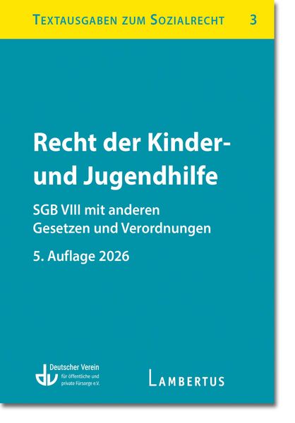 Produktbild: Recht der Kinder- und Jugendhilfe - SGB VIII mit anderen Gesetzen und Verordnungen