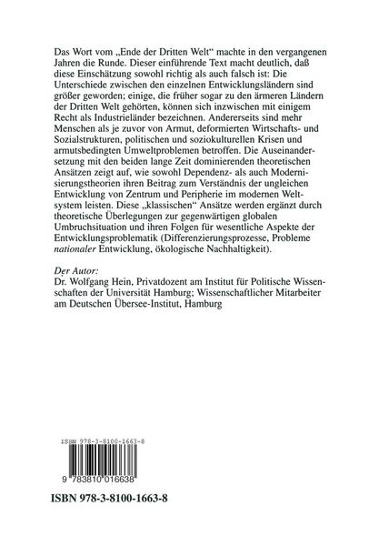 Produktbild: Unterentwicklung - Krise der Peripherie