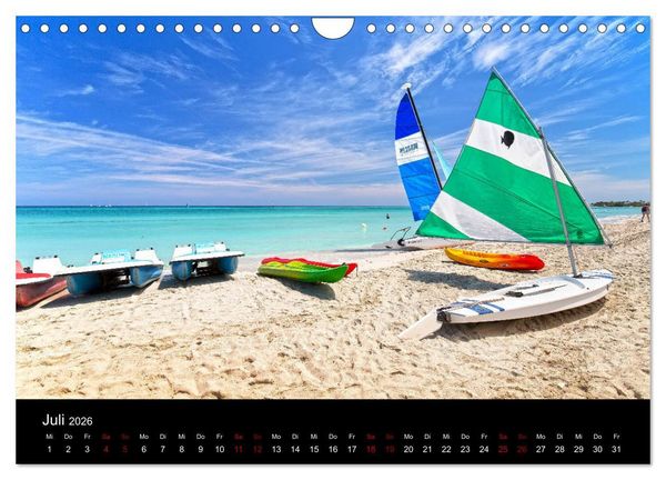 Produktbild: Kuba Varadero 2026 Leben im Paradies (Wandkalender 2026 DIN A4 quer), CALVENDO Monatskalender