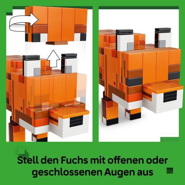 Produktbild: LEGO Minecraft 21588 Der Fuchs, Spielzeug mit Tierfigur