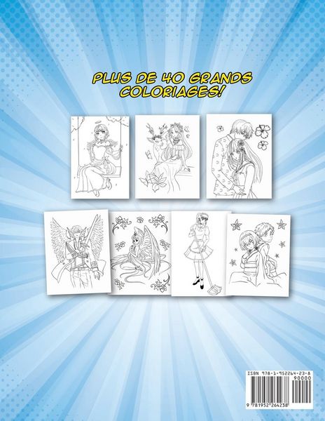 Produktbild: Manga Livre de Coloriage pour les adultes et les enfants