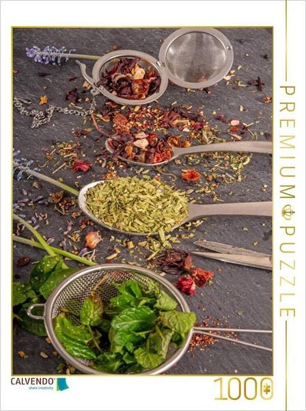 Produktbild: CALVENDO Puzzle Ein Motiv aus dem Kalender Mein Genuss Teemomente | 1000 Teile Lege-Gr&ouml;&szlig;e 64x48cm Foto-Puzzle f&uuml;r gl&uuml;ckliche Stunden