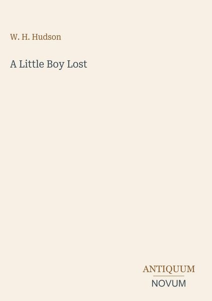Produktbild: A Little Boy Lost