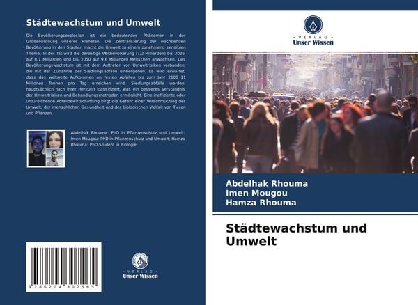 Städtewachstum und Umwelt, Taschenbuch von Abdelhak Rhouma , Imen Mougou , Hamza Rhouma, Verlag Unser Wissen, 9786204307565