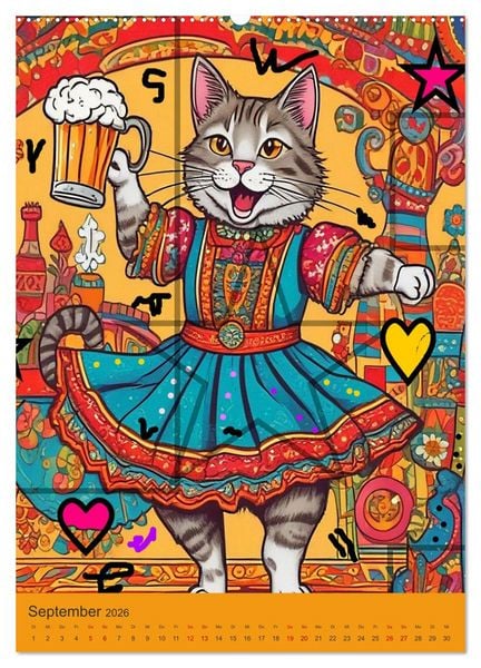 Produktbild: Meine Katze ist der Chef (hochwertiger Premium Wandkalender 2026 DIN A2 hoch), Kunstdruck in Hochglanz