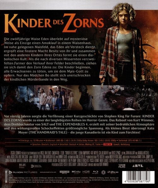 Produktbild: Kinder des Zorns (Stephen King) [4K Ultra HD] (+ Blu-ray)