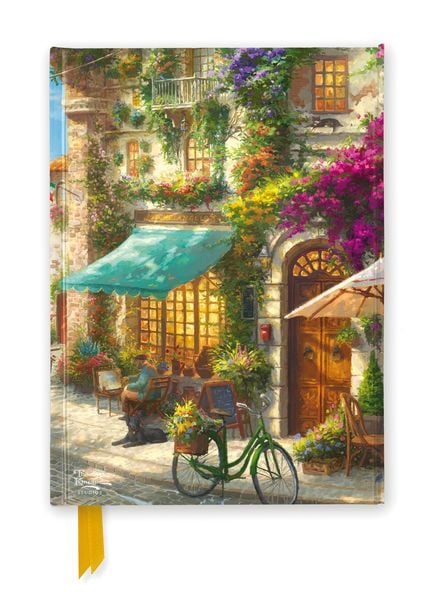 Produktbild: Premium Notizbuch DIN A5: Thomas Kinkade, Italienisches Caf&eacute;